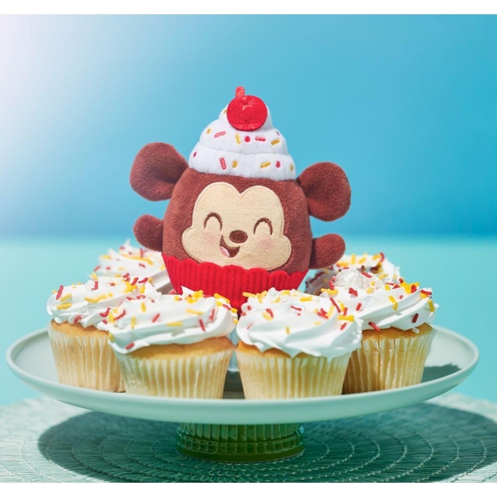 Disney Mickey Mouse Munchlings Chocolate Cupcake Plush Scented Limited
